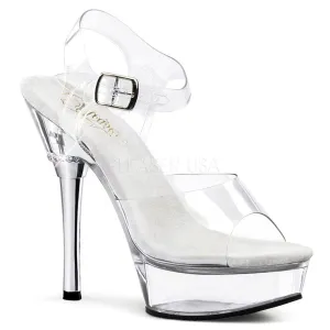 5 Inch Heel ALLURE-608 Clear