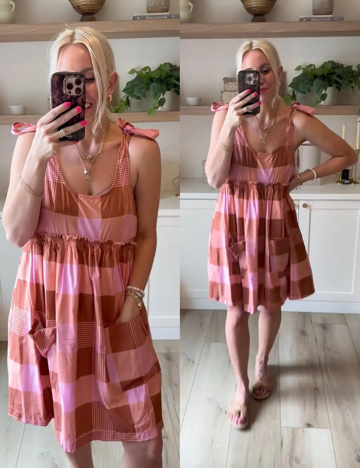 AMEBELLE Summer Mini Dresses for Women Casual Sleeveless Tank Dresses Crewneck Flowy Sundress with Pockets