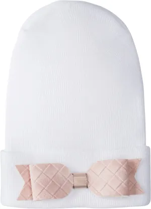 Baby Hospital Hat | Adora | Blush Bow