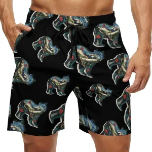 British Columbia Bear Men's Swim Trunks Quick Dry Board Shorts Breathable Summer Beach Shorts Bathing Suits