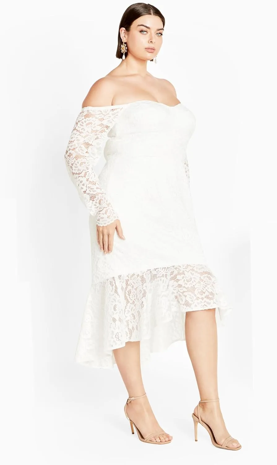 City Chic Women's Dress Lace Athena