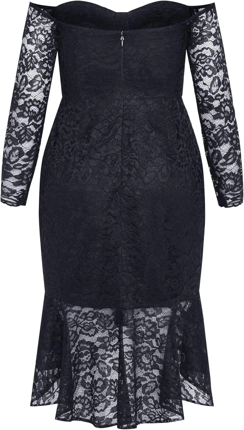 City Chic Women's Dress Lace Athena