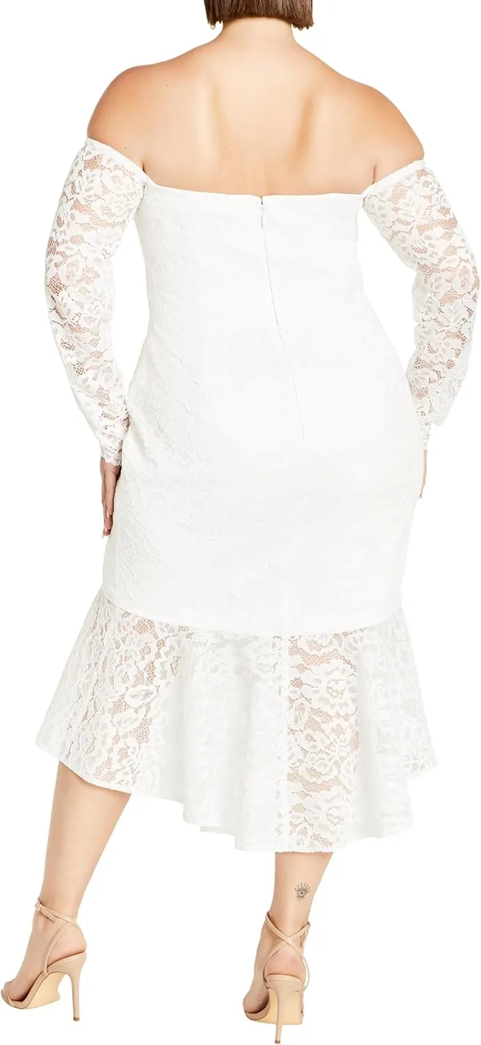 City Chic Women's Dress Lace Athena
