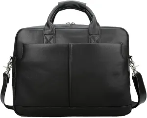 CSCDD Men's Business Bag Crazy Horse Leather Briefcase Shoulder Bag Large Men's Bag Tote