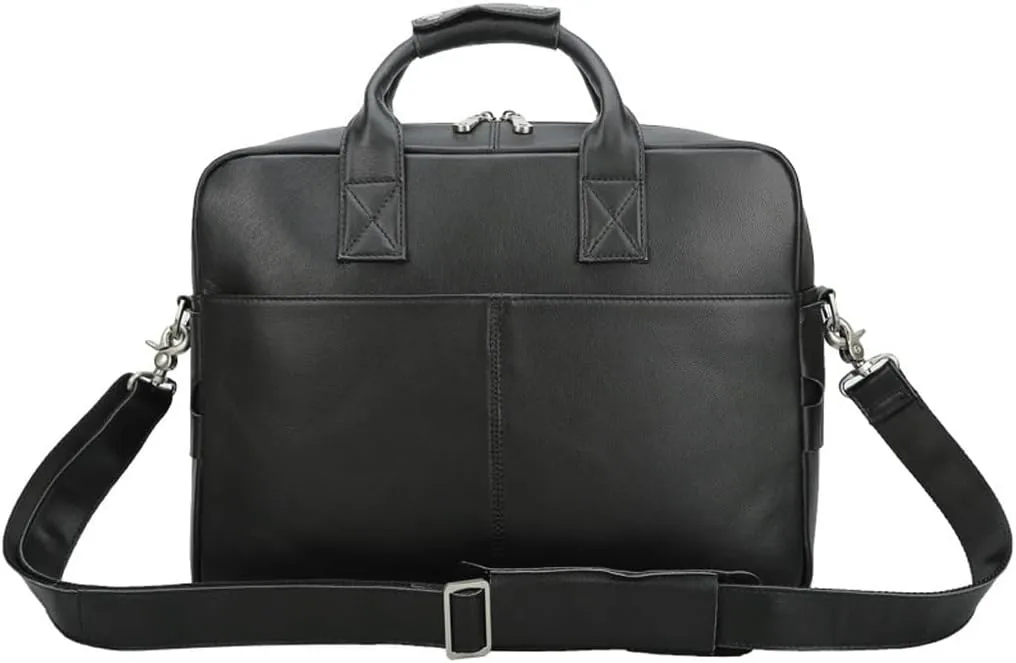 CSCDD Men's Business Bag Crazy Horse Leather Briefcase Shoulder Bag Large Men's Bag Tote