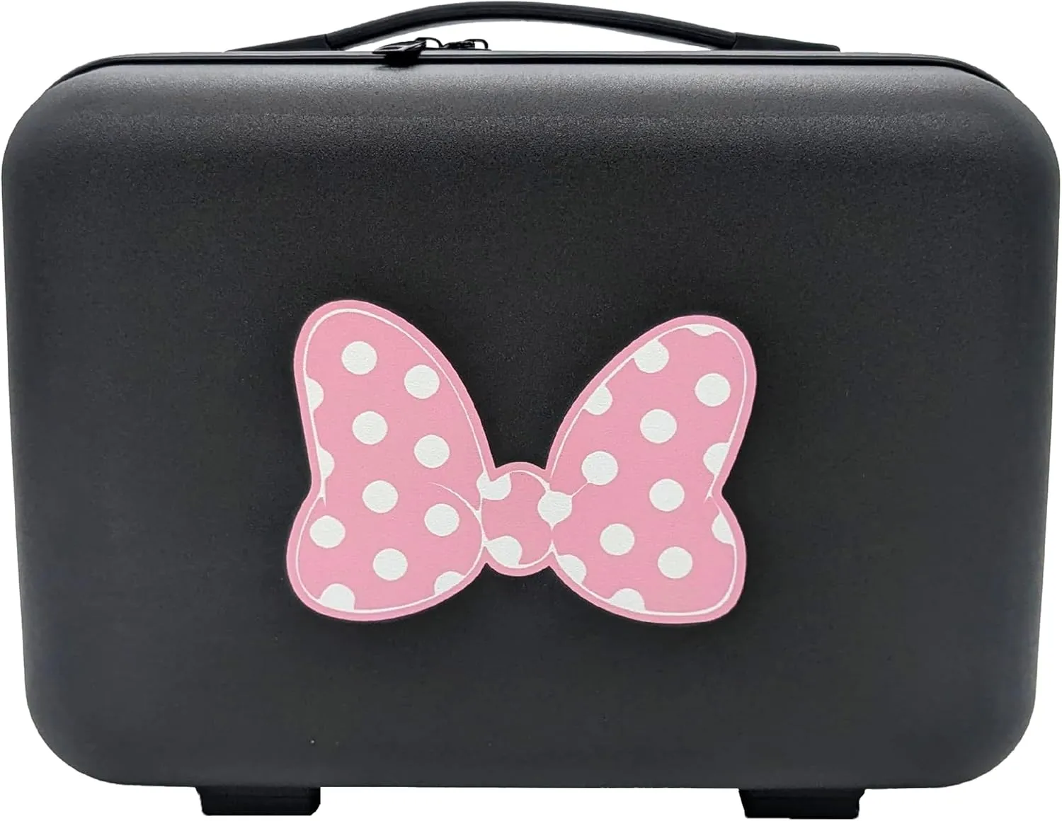 Designer Park Company - Minnie Suitcase, Headband Storage, Luggage, Suitcase for Park Headbands, or Headband Collections, w/Crossbody Strap, for Travel, or Theme Park- Pink