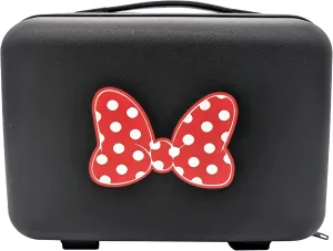 Designer Park Company - Minnie Suitcase, Headband Storage, Luggage, Suitcase for Park Headbands, or Headband Collections, w/Crossbody Strap, for Travel, or Theme Park - Red