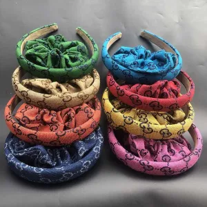 Designer Print Headbands Embellished-عصابات رأس