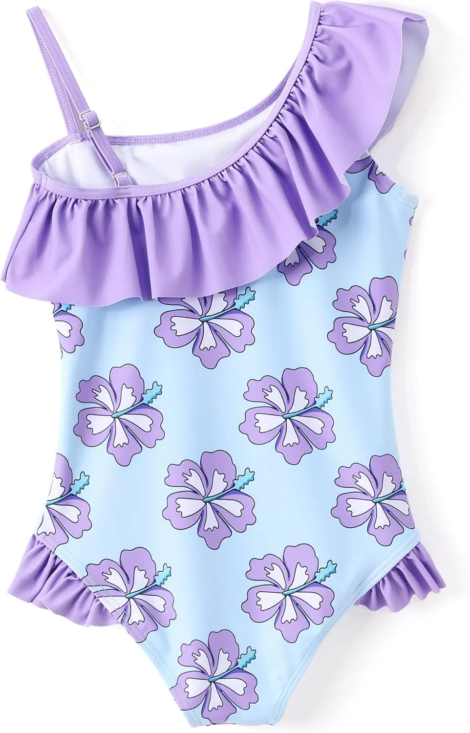 Disney Mickey and Friends Girls One Piece Swimsuits Ruffles Swimwear Beach Sport Bathing Suit