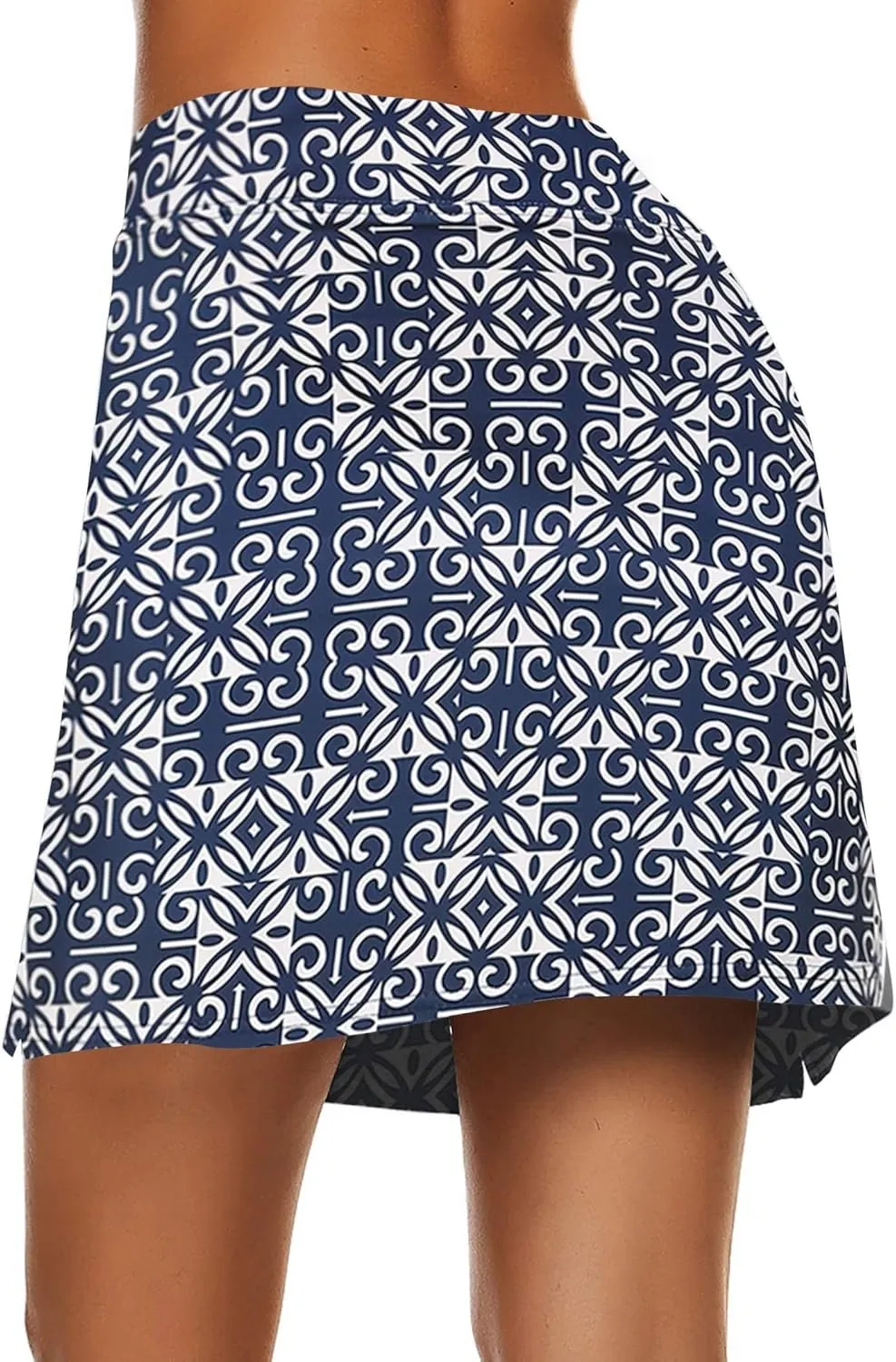 Ekouaer Women's Active Performance Skort Lightweight Skirt for Running Tennis Golf Workout Sports