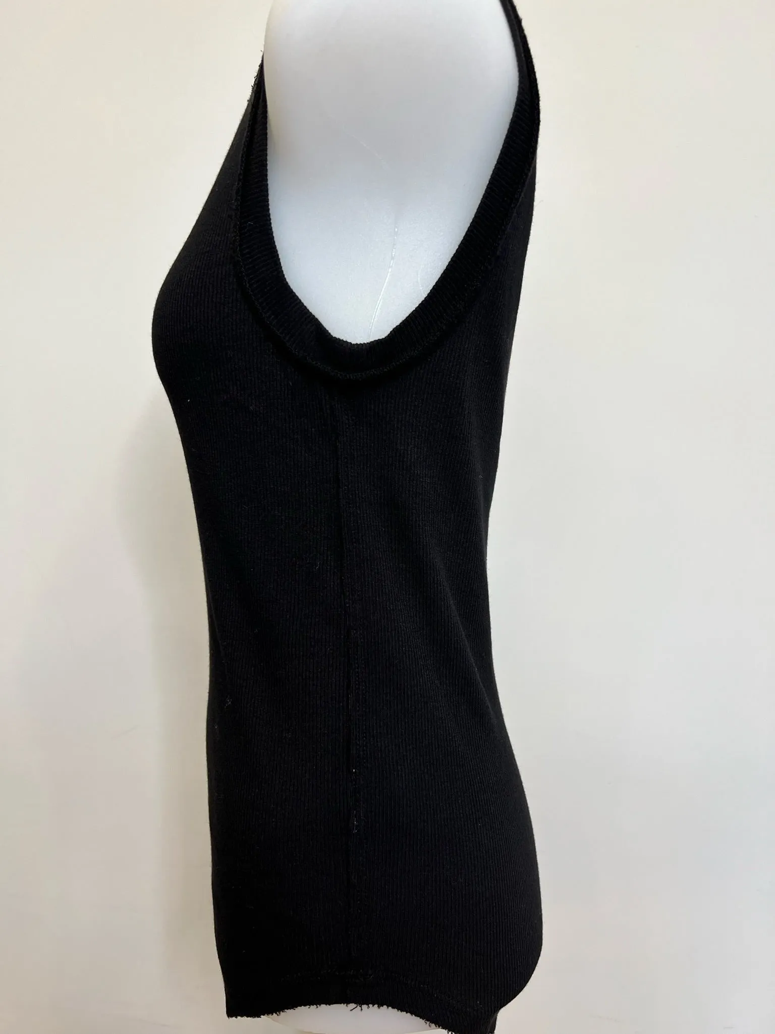 Exposed Band High Neck Tank [Black-57C-61451]