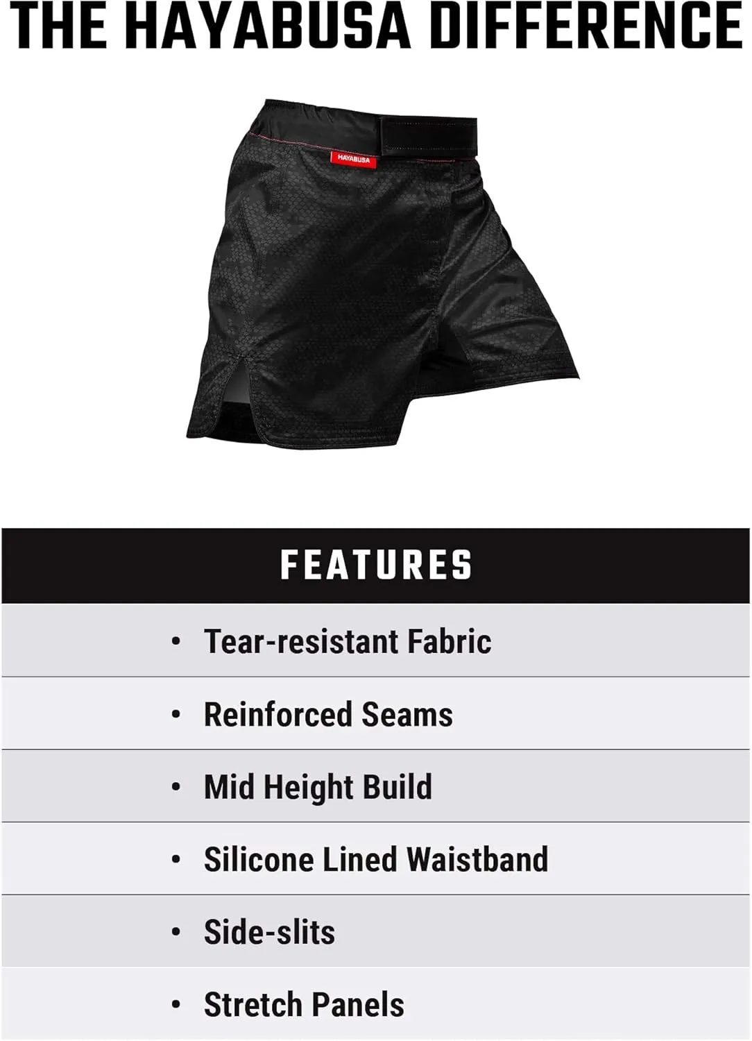 Hayabusa Hexagon Kids MMA Shorts