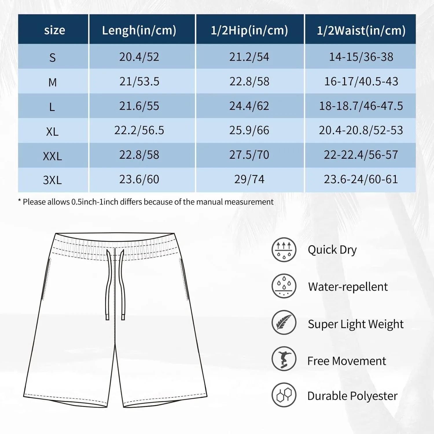 Japanese Carps Lucky Cat Men's Beach Shorts Quick Dry Swim Trunks Board Shorts
