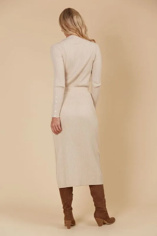 Juno Knit Skirt - Canvas
