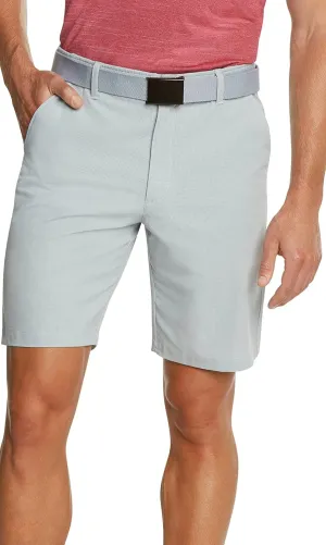 Mens Dry Fit Golf Shorts 10 in Inseam - Quick Dry Casual Chinos w/Elastic Waist