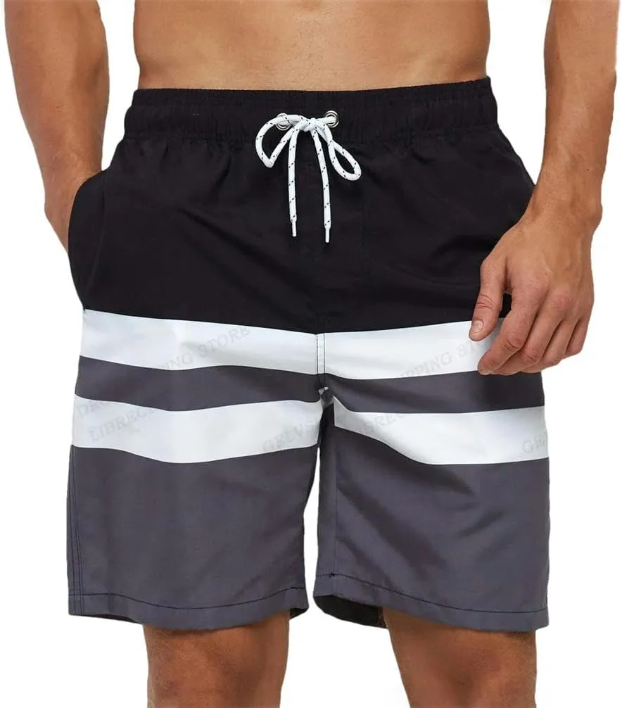 Men's Swimming Shorts Surfing Board Short Beach Shorts Men Swim Sports Fitness Pants