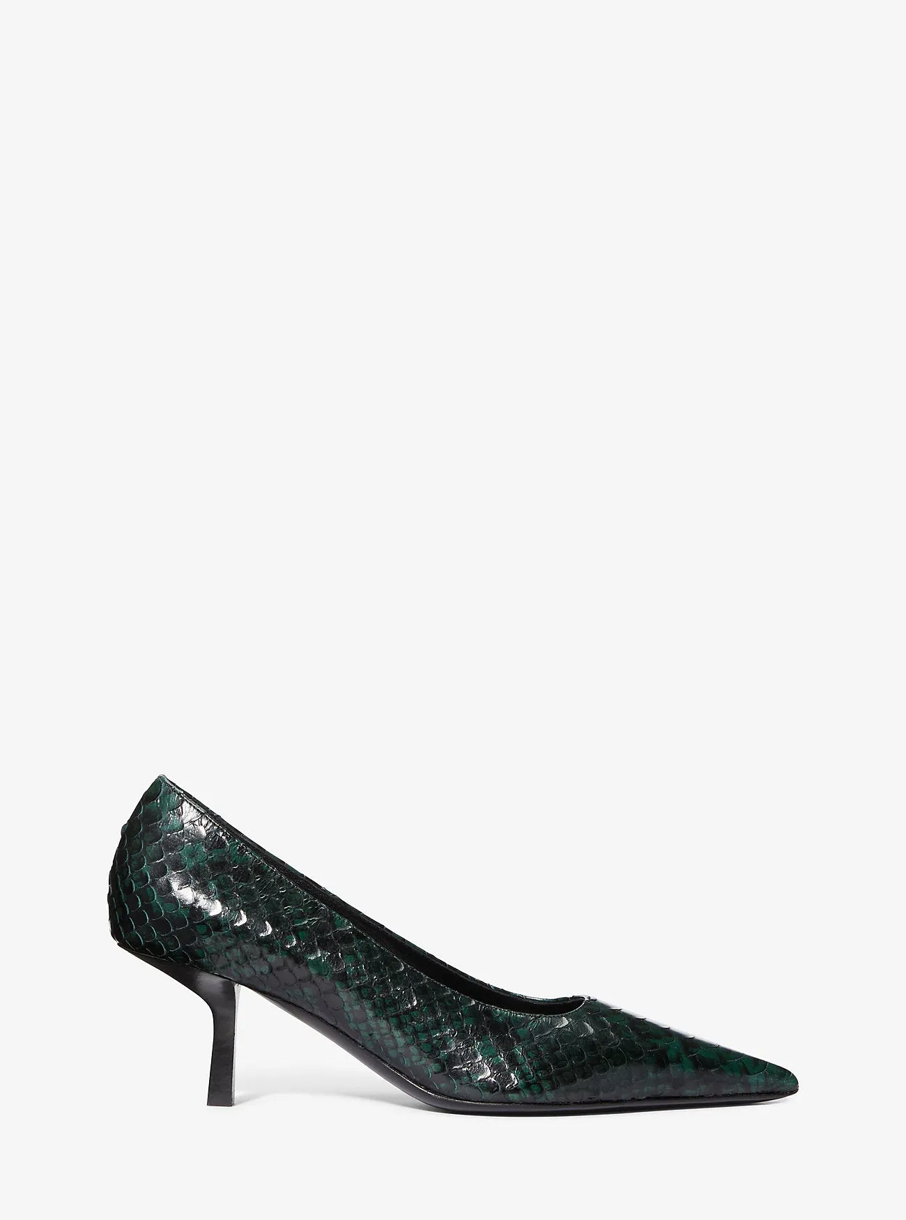 Michael Kors Embossed Frankie Python Leather Shoes