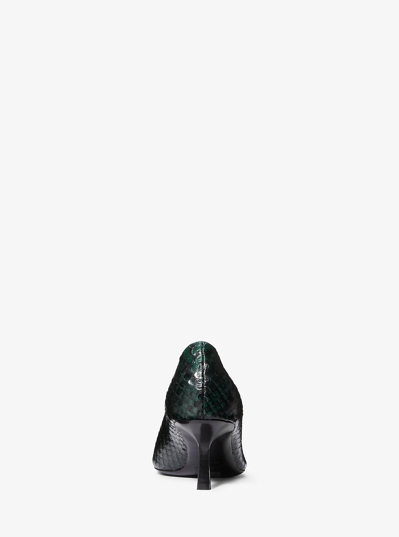 Michael Kors Embossed Frankie Python Leather Shoes