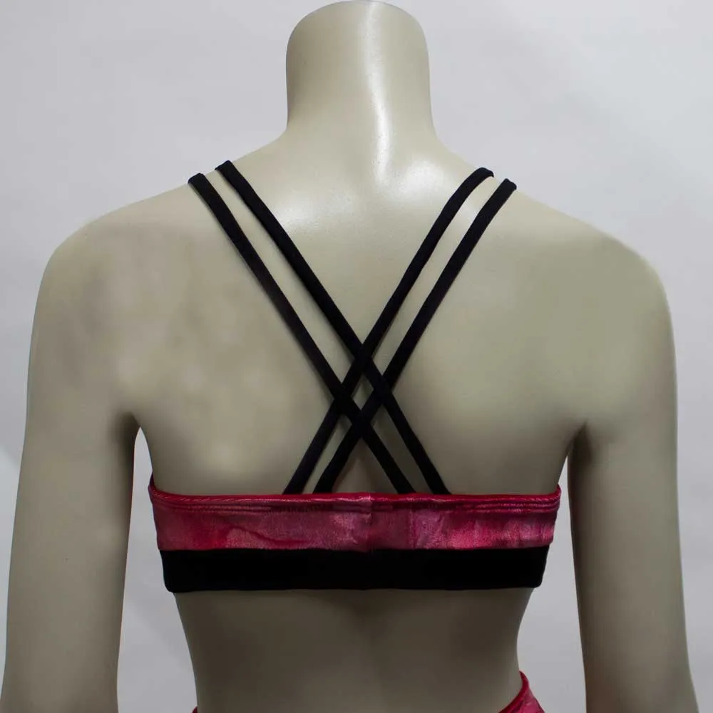 Monique Top- Rose Crushed Velvet