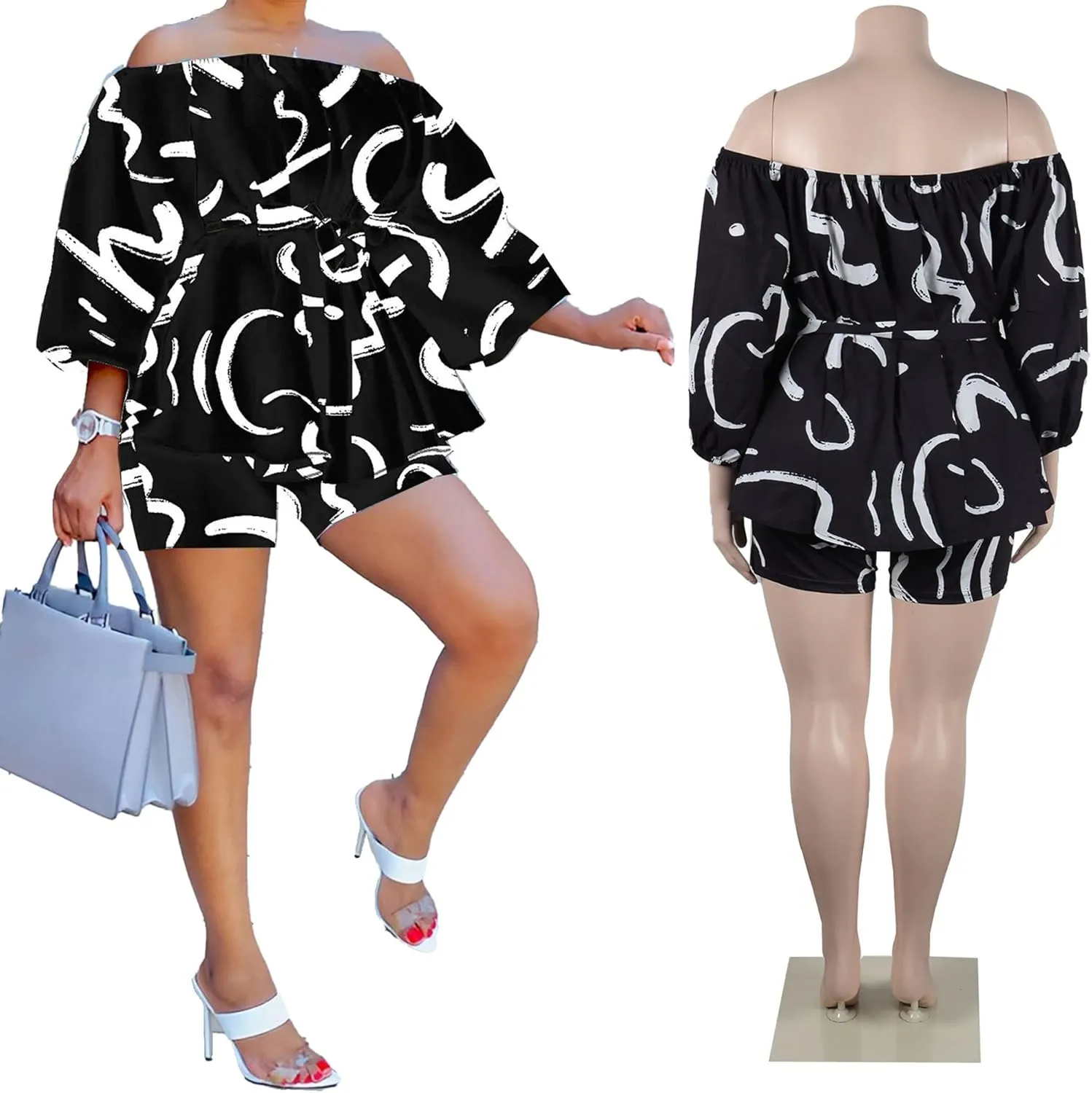 PORRCEY Women's Sexy Floral Print Party Club Night Outfit Bodycon Jumpsuit Casual Romper