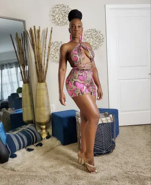 Python Strappy Romper