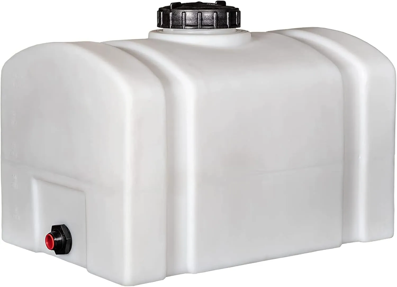 RomoTech 82123899 Polyethylene Domed Reservoir Water Tank, 26 gallon, Made In The USA Poly Tank For Water and Non-Flammable Liquids, Rust and Corrosion Proof