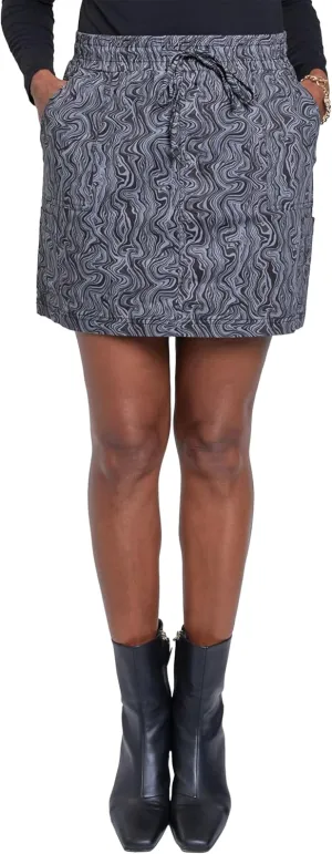 Royalty For Me Womens Womens Drawstring Porkchop and Cargo Pocket Skort