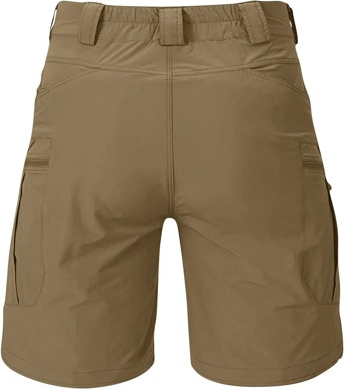 RTRDE Men's Casual Outdoor Shorts Elastic Waist Lightweight Water Resistant Quick Dry Fishing Hiking Shorts, S-5XL