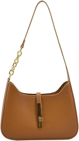 Small 2025 Fashion Hobo Tote Casual Shoulder Vegan Leather Top-Handle Satchel Handbag Purse for Women's Daily Style