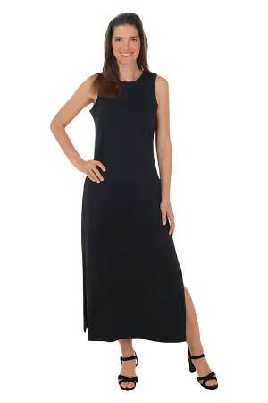 Solid Emilee Sleeveless Maxi Dress