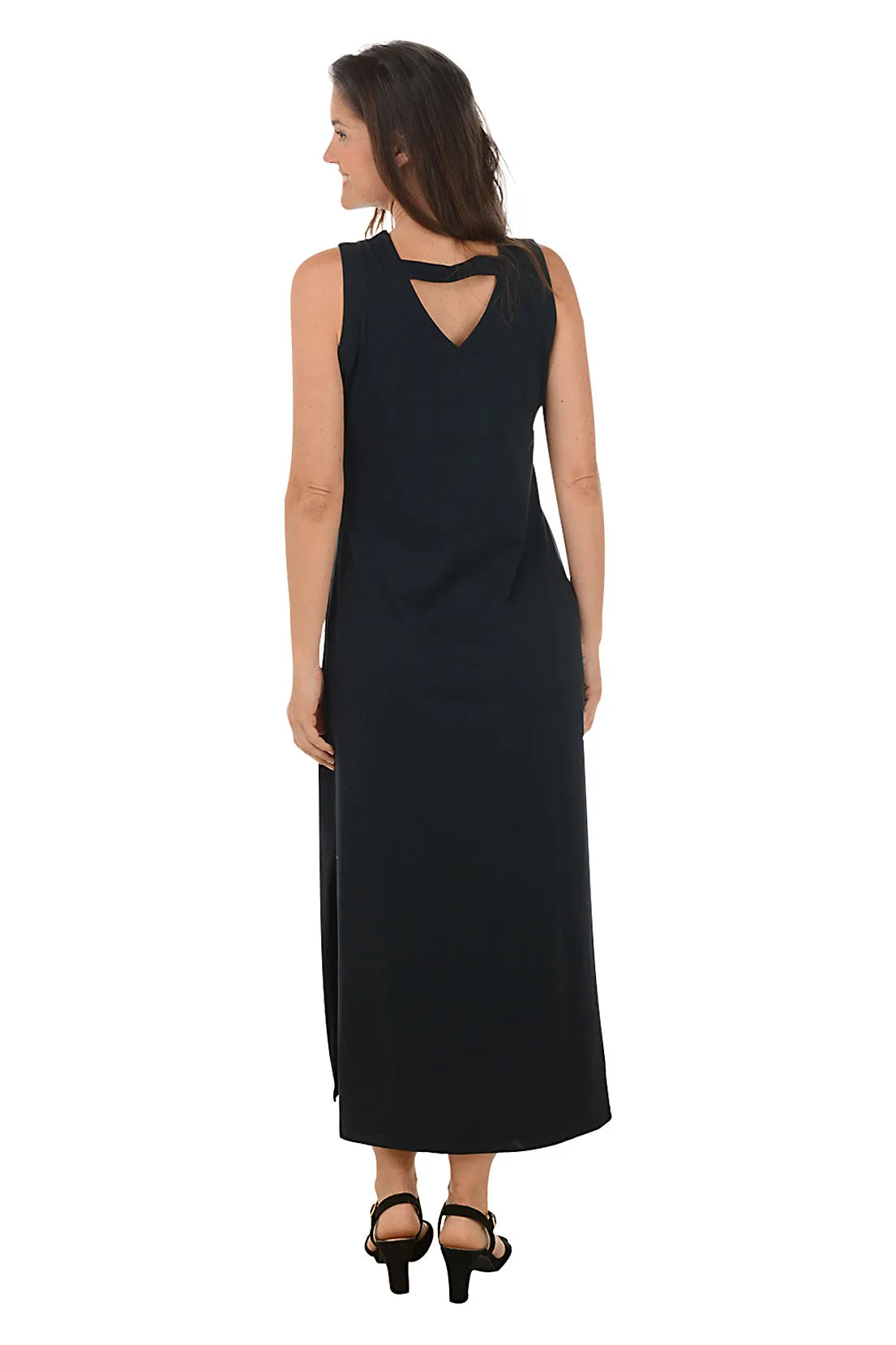 Solid Emilee Sleeveless Maxi Dress