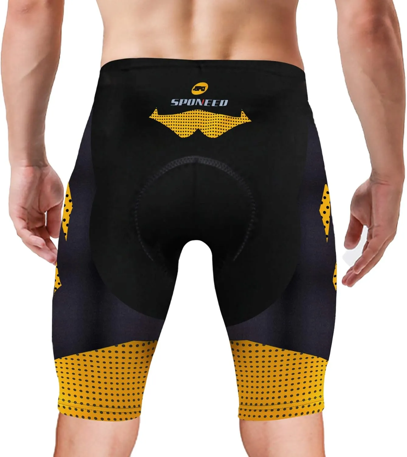 sponeed Men's Cycling Padded Shorts Men Bike Short Pants Cycle Spandex Tights Biking Wear
