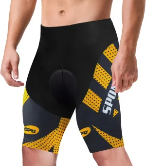 sponeed Men's Cycling Padded Shorts Men Bike Short Pants Cycle Spandex Tights Biking Wear