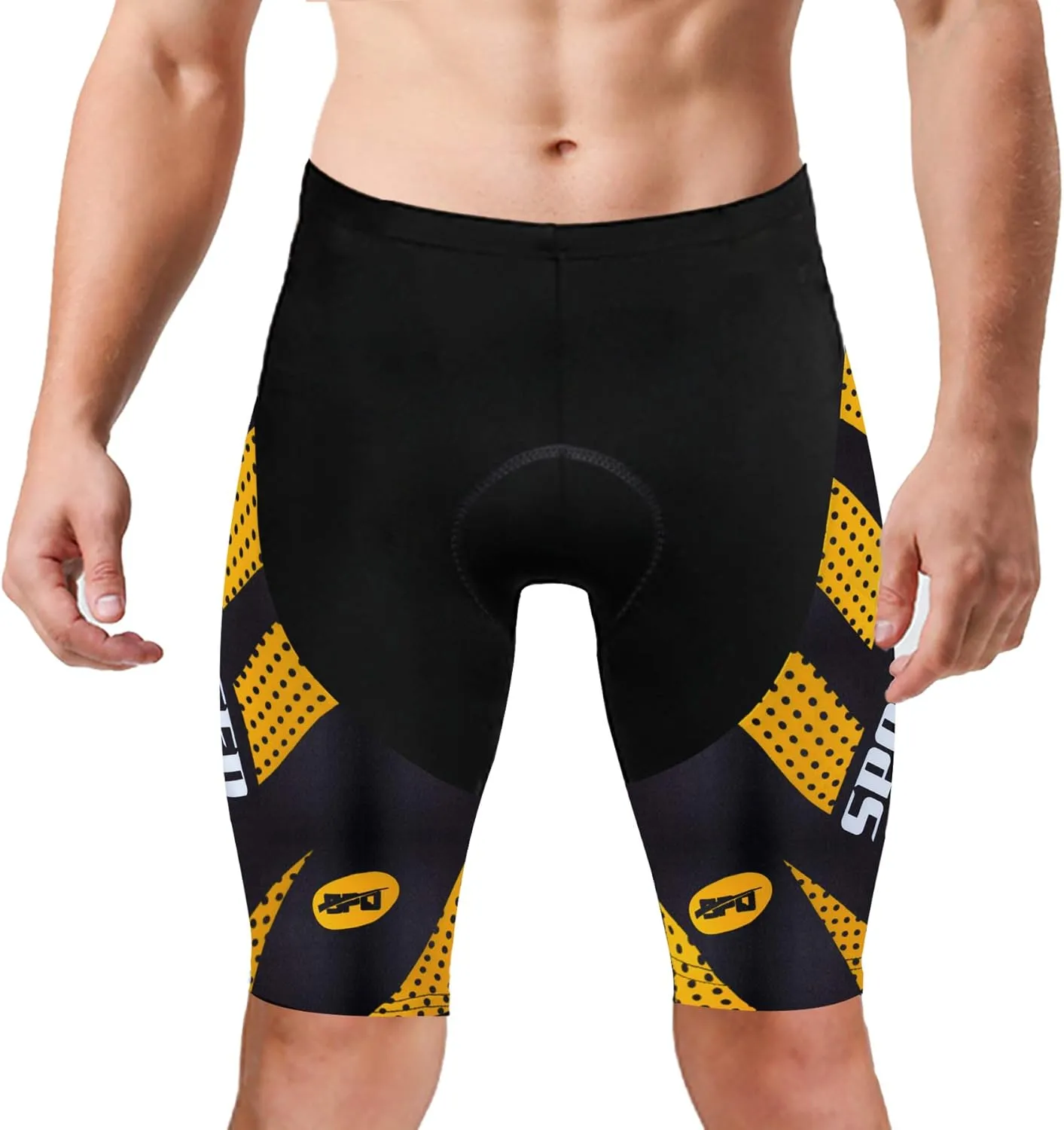 sponeed Men's Cycling Padded Shorts Men Bike Short Pants Cycle Spandex Tights Biking Wear