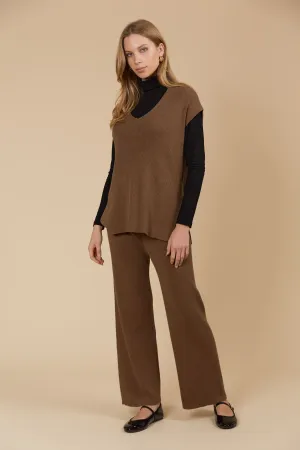 Tala Knit Vest - Toffee