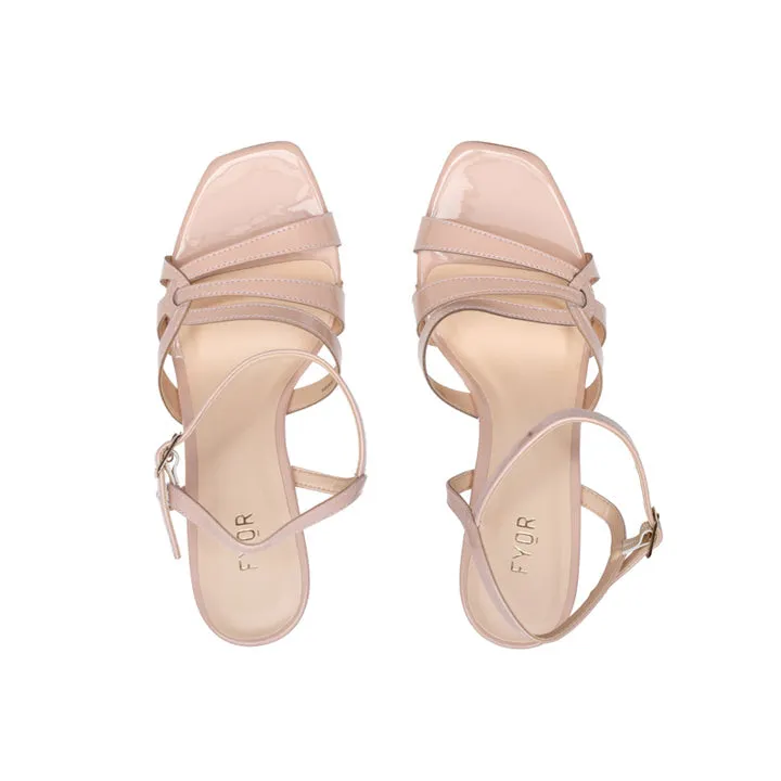 Twisted Clear Stiletto Sandal BCM 094