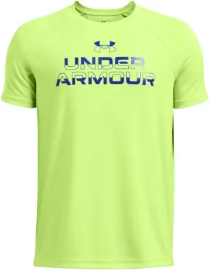 Under Armour Boys' Tech Split Wordmark Short Sleeve T Shirt