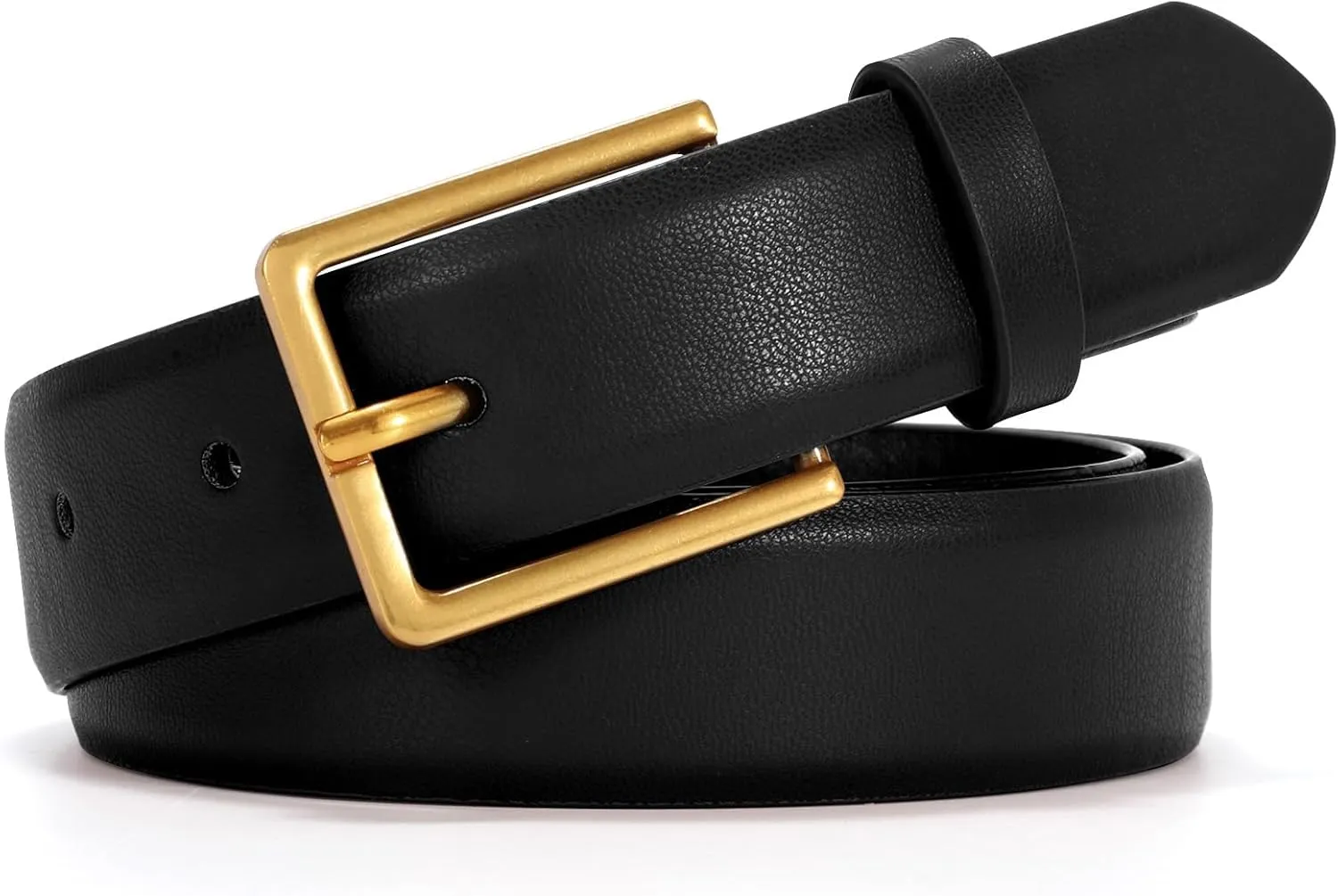 VONMELLI Belt for Women, Women's Leather Belt for Jean Dress, Fashion Ladies Belts with Rectangle Buckle
