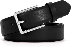 VONMELLI Belt for Women, Women's Leather Belt for Jean Dress, Fashion Ladies Belts with Rectangle Buckle