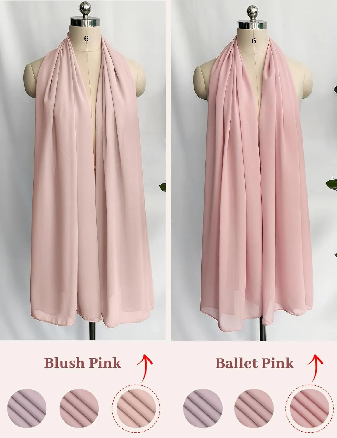 Women Chiffon Shawls and Wraps for Evening Dresses Wedding Party Travel Scarves Pashmina Bikini Cover Up