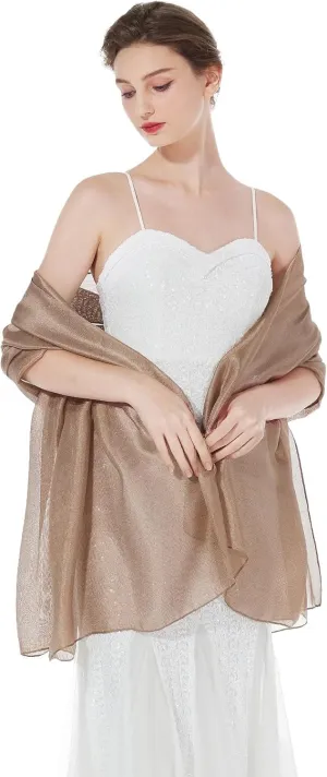 Women Chiffon Shawls Scarves Wraps for Bridal Wedding Party Evening Dress Casual Summer Travel