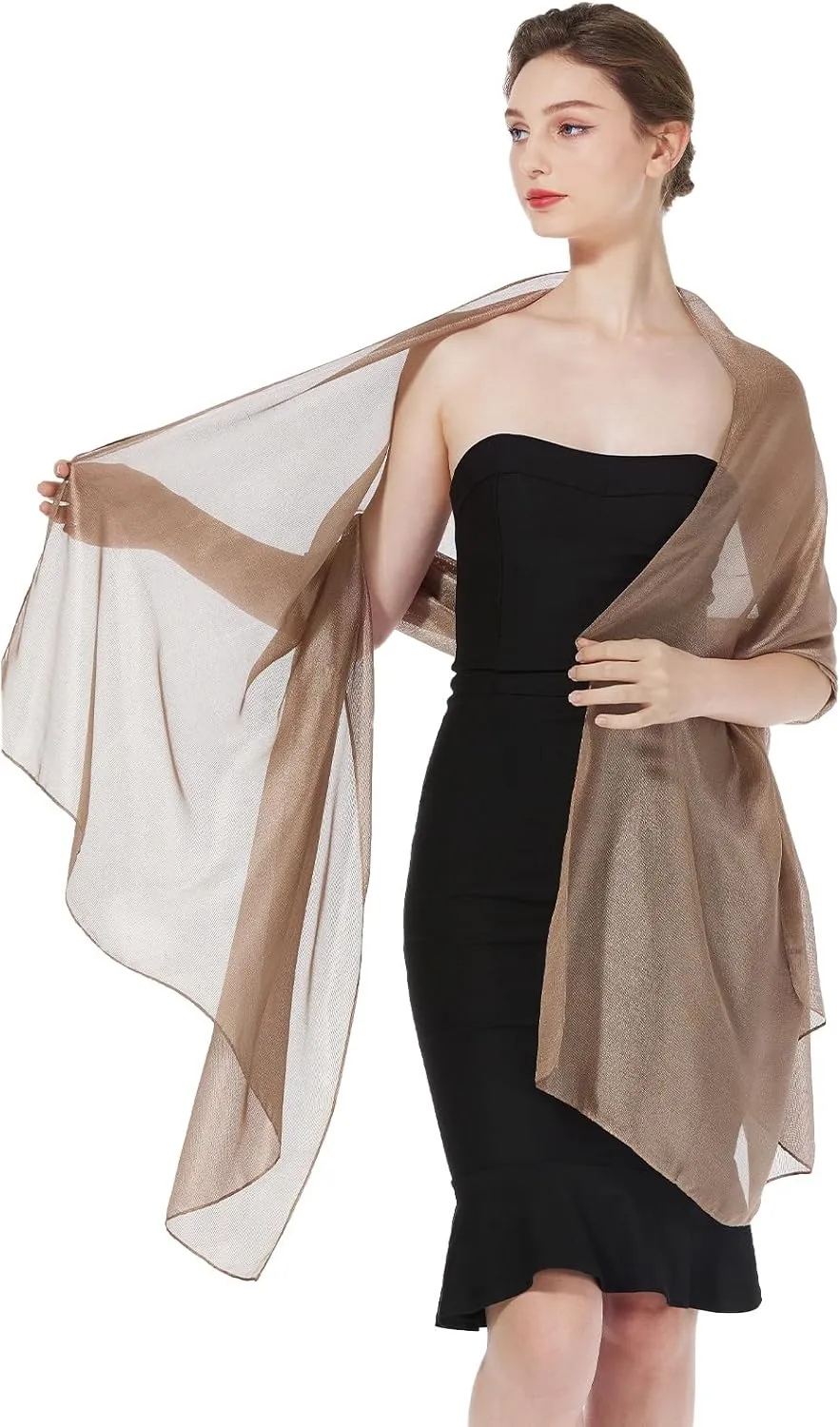 Women Chiffon Shawls Scarves Wraps for Bridal Wedding Party Evening Dress Casual Summer Travel