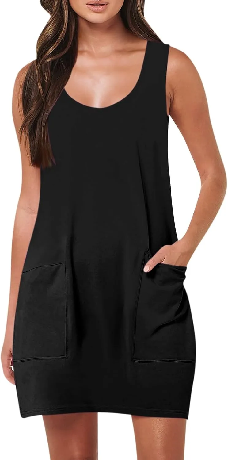 Women's Summer Dresses Casual Deep V Neck Sleeveless Floral Maxi Sundresses for Beach Vacation Sexy Flowy Wrap Dress