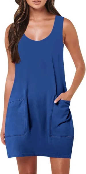 Women's Summer Dresses Casual Deep V Neck Sleeveless Floral Maxi Sundresses for Beach Vacation Sexy Flowy Wrap Dress