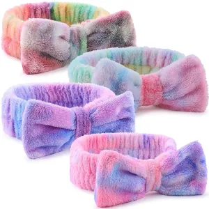 WSYUB Makeup Headband, Spa Headband, Headbands for Washing Face, Stuffers for Teens Women, Bow Headbands for Girls Gifts, Skincare Headband, normal size