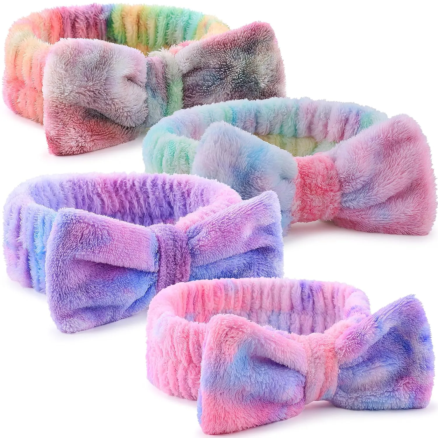 WSYUB Makeup Headband, Spa Headband, Headbands for Washing Face, Stuffers for Teens Women, Bow Headbands for Girls Gifts, Skincare Headband, normal size