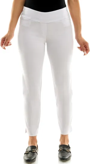 Zac & Rachel Women's Petite Pull-on Ankle Length Pants with Millennium Fabric